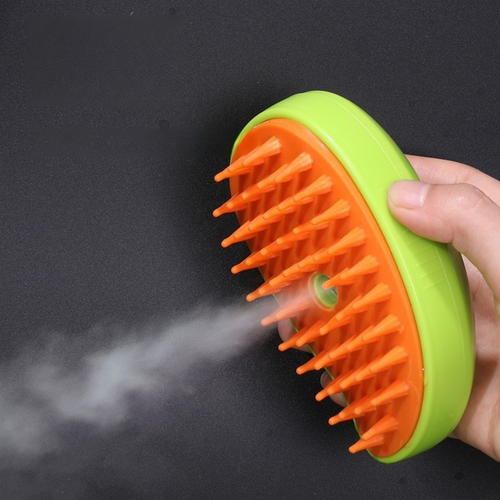 Cepillo a Vapor Removedor de Pelo para Mascotas